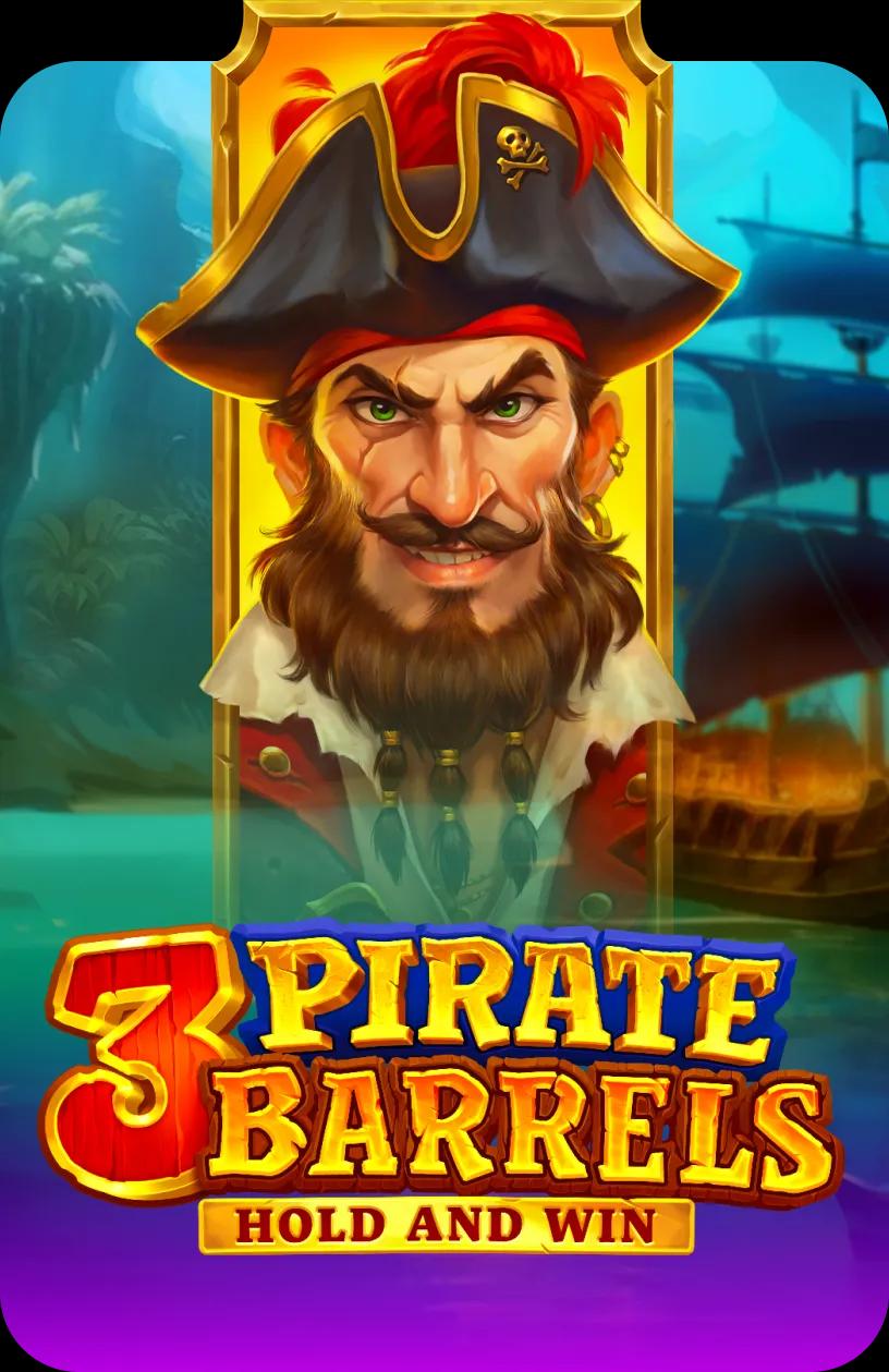3 Pirate Barrels: Hold and Win